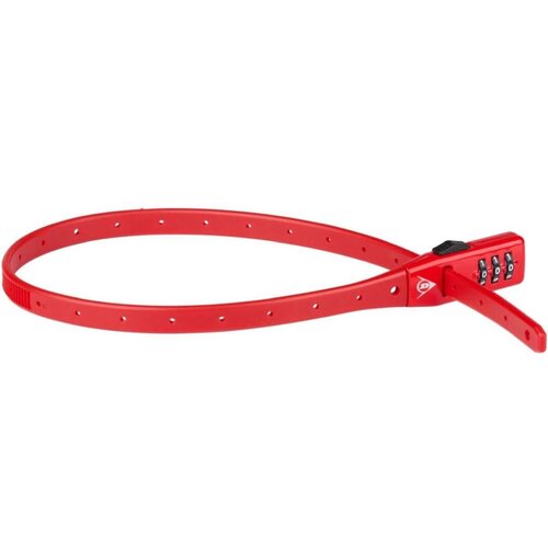 Zapięcie rowerowe DUNLOP 2573236 Linka Czerwony