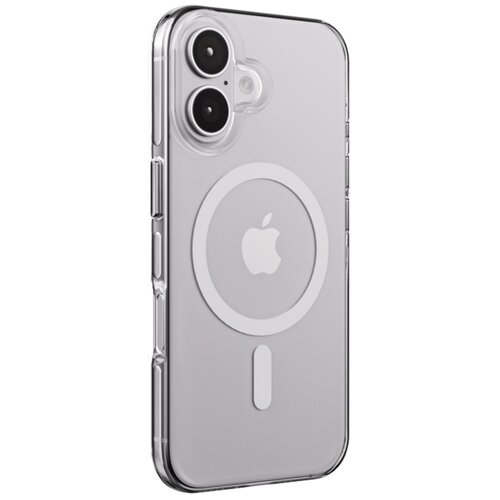 Etui CRONG Clear Mag Pro MagSafe do Apple iPhone 16 Przezroczysto-biały