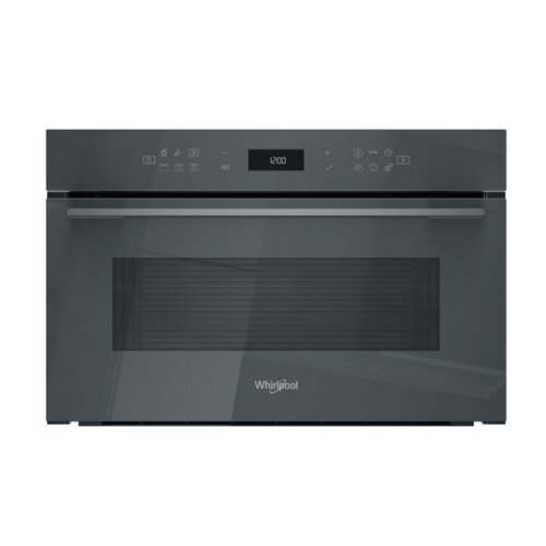 Kuchenka mikrofalowa WHIRLPOOL WMD7O4TSG 1000W średnica 32.5 cm pojemność 31L Szósty zmysł Talerz Crisp Szary
