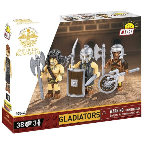 Klocki plastikowe COBI Historical Collection Imperium Romanum Gladiatorzy COBI-20066