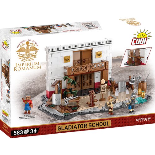 Klocki plastikowe COBI Historical Collection Imperium Romanum Szkoła Gladiatorów COBI-20070