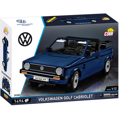 Klocki plastikowe COBI Cars 1979 Volkswagen Golf Cabriolet COBI-24360