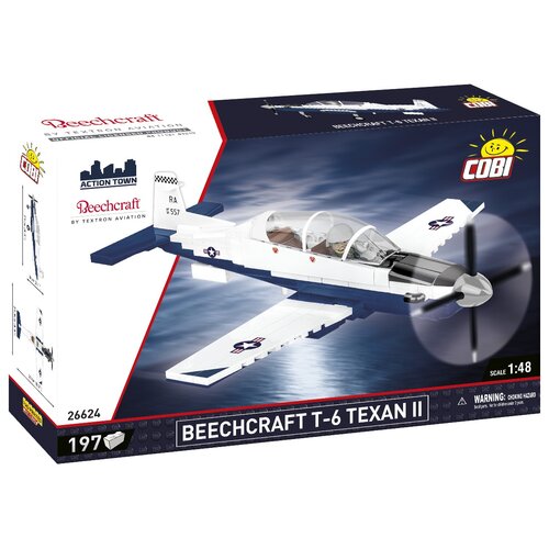 Klocki plastikowe COBI Action Town Beechcraft T-6 Texan II COBI-26624