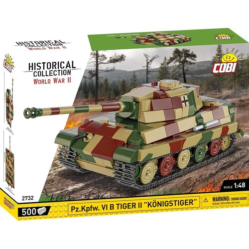 Klocki plastikowe COBI Historical Collection World War II PZ.KPFW.VIB TIGER II Königstiger COBI-2732