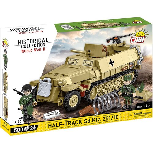 Klocki plastikowe COBI Historical Collection World War II Half-Track Sd. Kfz. 251/10 COBI-3130