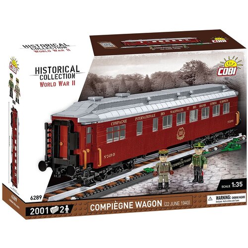 Klocki plastikowe COBI Historical Collection World War II Compiègne Wagon (22 June 1940) COBI-6289