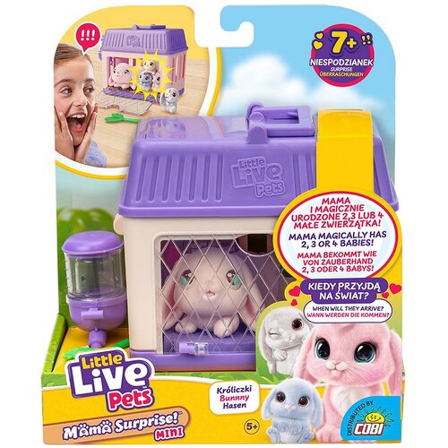Zabawka COBI Little Live Pets Mama Suprise Mini królik MO-26625