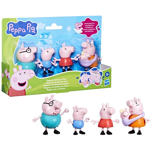 Zestaw figurek HASBRO Świnka Peppa Family Pack G05065L0