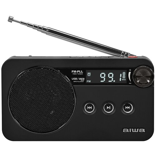 Radio AIWA RS-77PLL/BK Cyfrowe Czarny