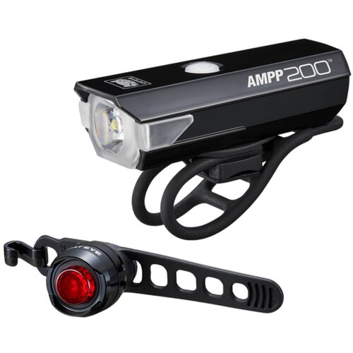 Zestaw lampek rowerowych CATEYE Ampp 200 + Orb-RC