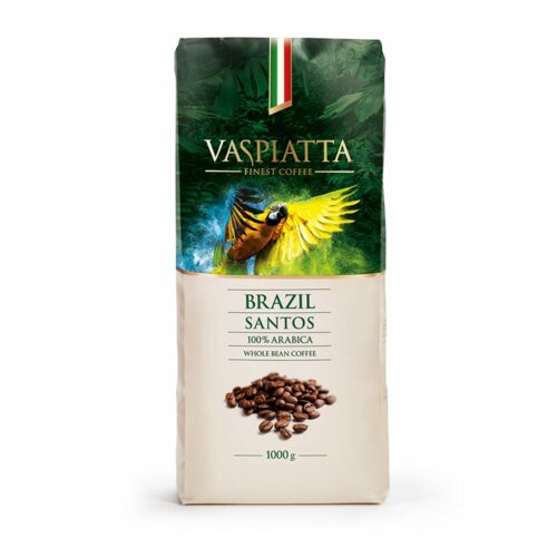 Kawa ziarnista VASPIATTA Santos Brazylia Arabica 1 kg