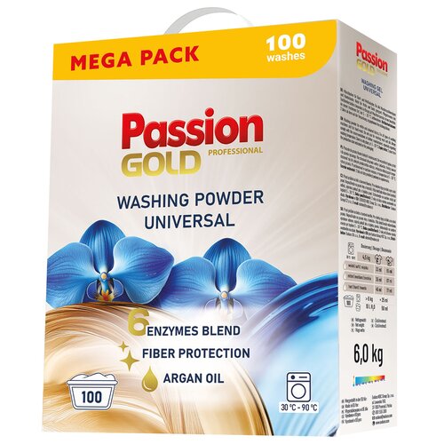 Proszek do prania PASSION GOLD Professional Universal 6 kg