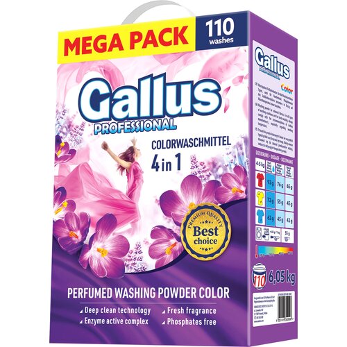 Proszek do prania GALLUS Professional Color 6.05 kg