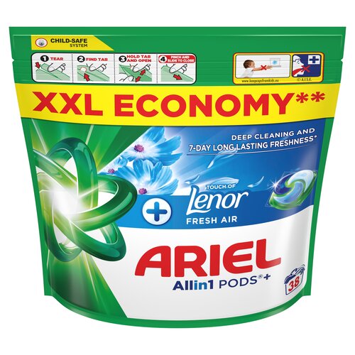 Kapsułki do prania ARIEL Touch Of Lenor Fresh Air - 38 szt.