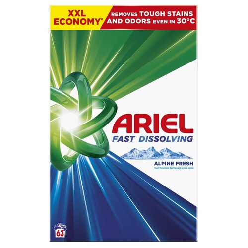 Proszek do prania ARIEL Fast Dissolving Alpine Fresh Color 3.46 kg