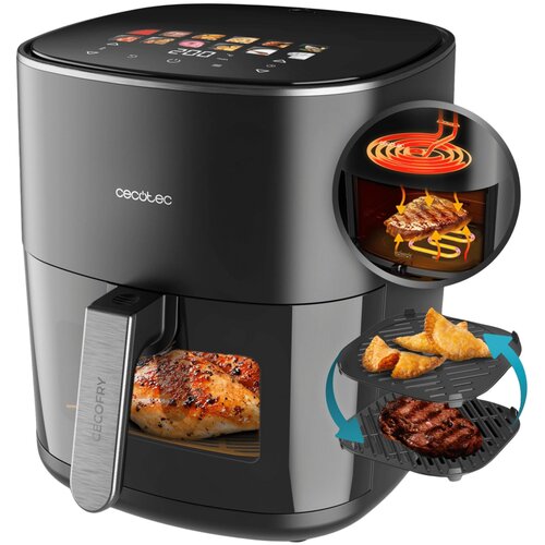 Air Fryer Frytkownica beztłuszczowa CECOTEC CecoFry&Grill Duoheat 6500 3W1 z podwójną grzałką