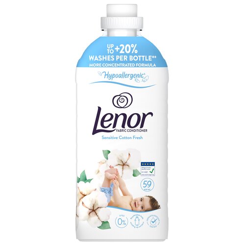 Płyn do płukania LENOR Sensitive Cotton Fresh 1239 ml