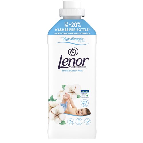 Płyn do płukania LENOR Sensitive Cotton Fresh 987 ml