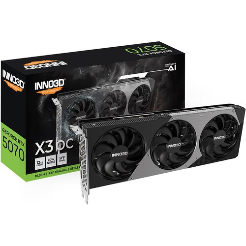 Karta graficzna INNO3D GeForce RTX 5070 X3 12GB DLSS 4