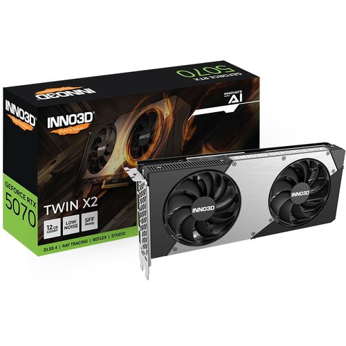 Karta graficzna INNO3D GeForce RTX 5070 Twin X2 12GB DLSS 4