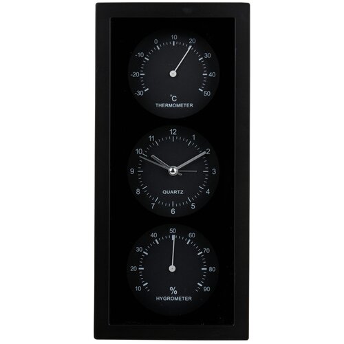 Budzik ARTICASA 26 cm Czarny