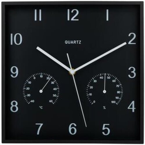 Zegar ścienny ARTICASA 28 cm Czarny
