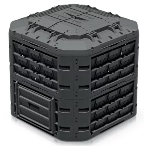 Kompostownik PROSPERPLAST Compogreen Vario IKST650C 650 L Czarny