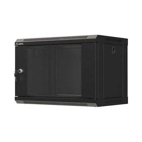 Szafa RACK LANBERG 19" 6U WF03-5306-10B 540 x 350 mm, Wisząca Czarny