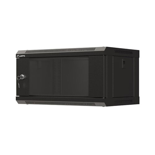 Szafa RACK LANBERG 19" 4U WF03-5304-10B 540 x 350 mm, Wisząca Czarny