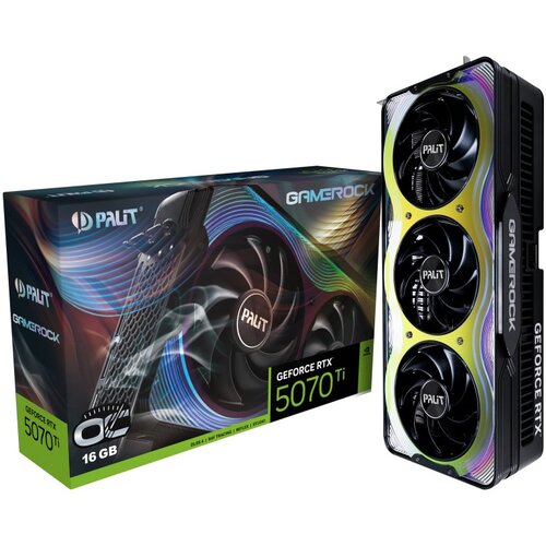 Karta graficzna PALIT GeForce RTX 5070 Ti GameRock OC 16GB DLSS 4