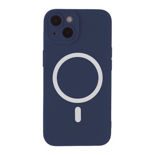 Etui TECTO SHIELD Silicon Soft Mag do Apple iPhone 14 Ciemno-niebieski