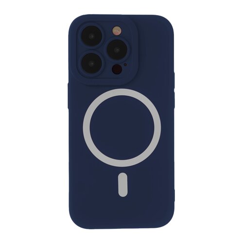 Etui TECTO SHIELD Silicon Soft Mag do Apple iPhone 14 Pro Ciemno-niebieski