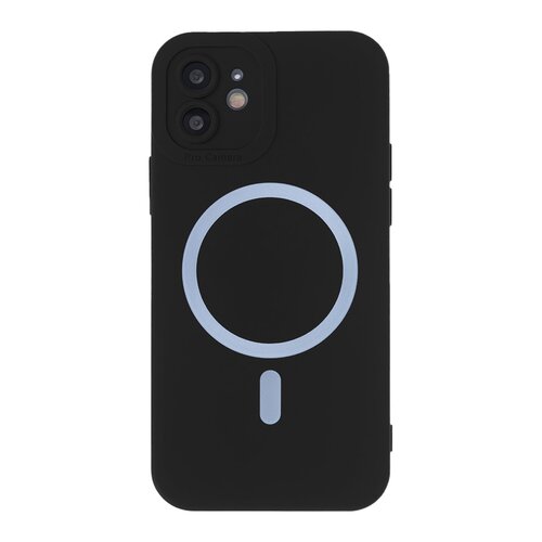 Etui TECTO SHIELD Silicon Soft Mag do Apple iPhone 12 Czarny