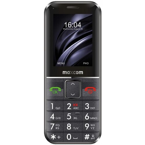 Telefon MAXCOM Comfort MM735 Czarny + opaska SOS