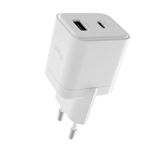 Ładowarka sieciowa ALLITY ATC-01-20WAC GaN 20W Biały