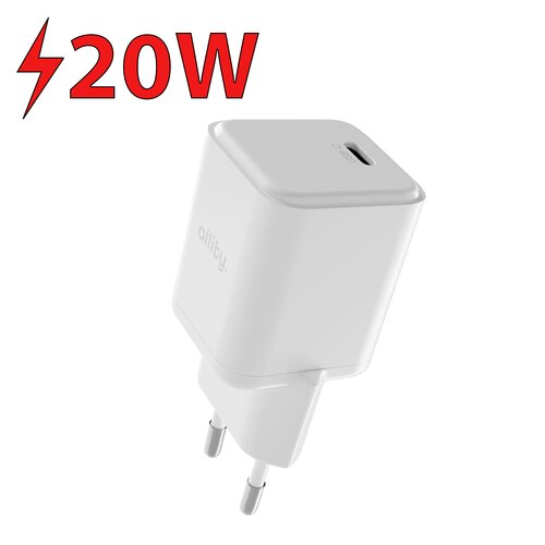 Ładowarka sieciowa ALLITY ATC-01-20WC GaN 20W Biały