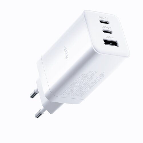 Ładowarka sieciowa ALLITY ATC-01-65WACC GaN 65W Biały