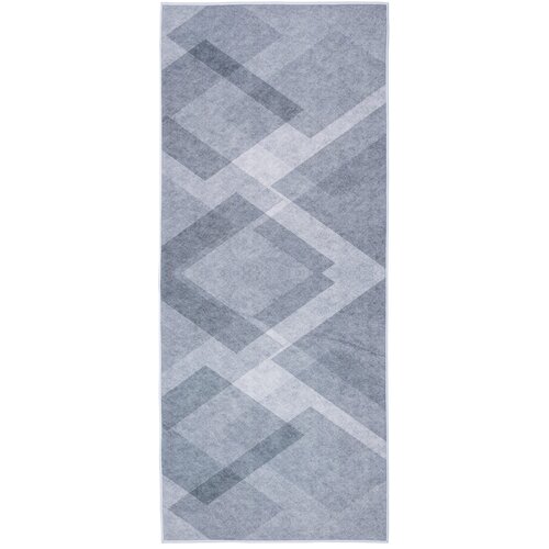 Dywan MULTIDECOR Crystal Velvet 80 x 200 cm Szary