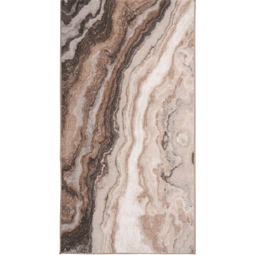 Dywan MULTIDECOR Epic Print 67 x 160 cm Szaro-beżowy