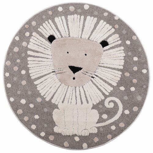 Dywan wewnętrzny MULTIDECOR Elio 508397 120 x 120 cm Szaro-kremowy
