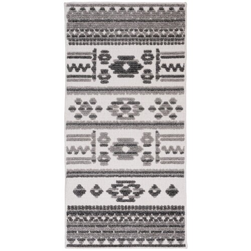 Dywan wewnętrzny MULTIDECOR Nepal Aztecki 508234 80 x 153 cm Szary
