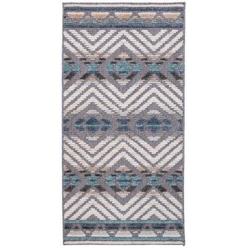 Dywan MULTIDECOR Nepal 120 x 180 cm Pasy Niebieski
