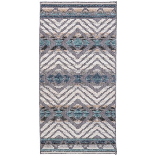 Dywan MULTIDECOR Nepal 200 x 280 cm Pasy Niebieski