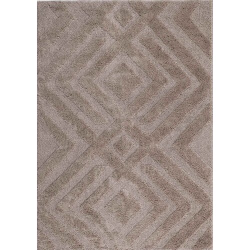 Dywan wewnętrzny MULTIDECOR Pisa romby 80 x 150 cm Beżowy
