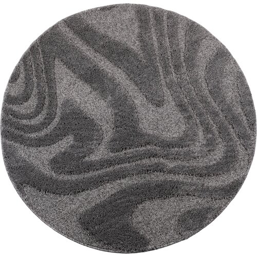 Dywan MULTIDECOR Pisa 507925 160 x 160 cm Ciemnoszary