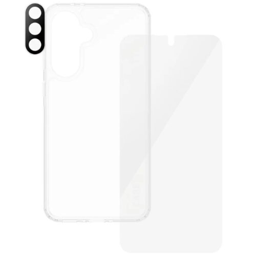 Etui PANZERGLASS Care Flagship 3w1 do Samsung Galaxy A36 5G Przezroczysty + Szkło hartowane + Szkło na obiektyw