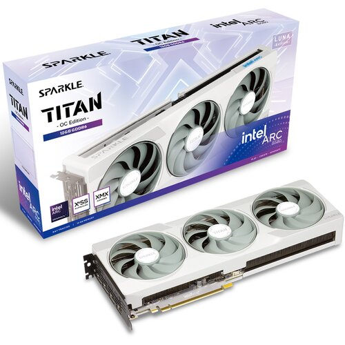 Karta graficzna SPARKLE Arc B580 Titan Luna OC 12GB