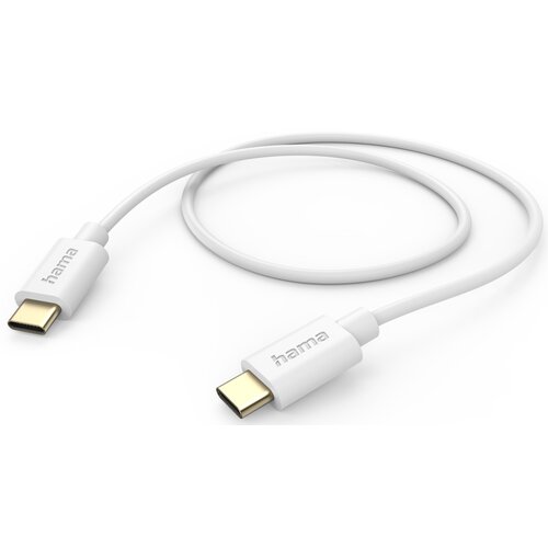 Kabel USB-C - USB-C HAMA 201590 1 m Biały