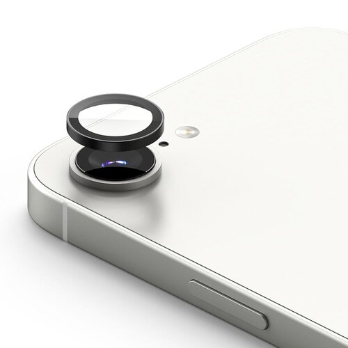 Nakładka na obiektyw RINGKE Lens Frame Glass do Apple iPhone 16e Czarny (2szt.)