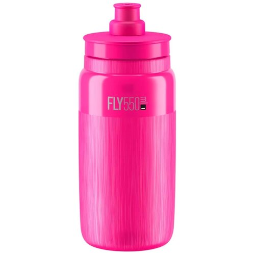 Bidon ELITE Fly Tex 550 ml Przezroczysto-różowy